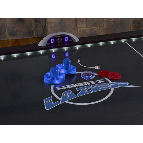 Бита для аэрохоккея LED "Atomic Top Shelf / Lumen-X Laser" (синяя) D96 mm