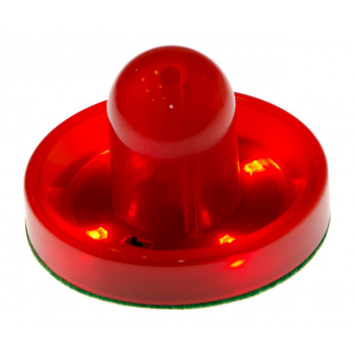 Бита для аэрохоккея LED "Atomic Top Shelf / Lumen-X Laser" (красная) D96 mm