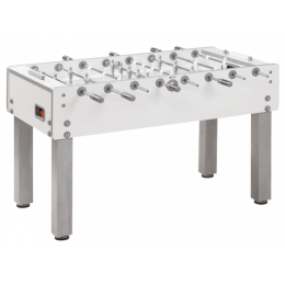 Игровой стол - футбол "Garlando G-500 Pure White H2O" (143x76x88см)